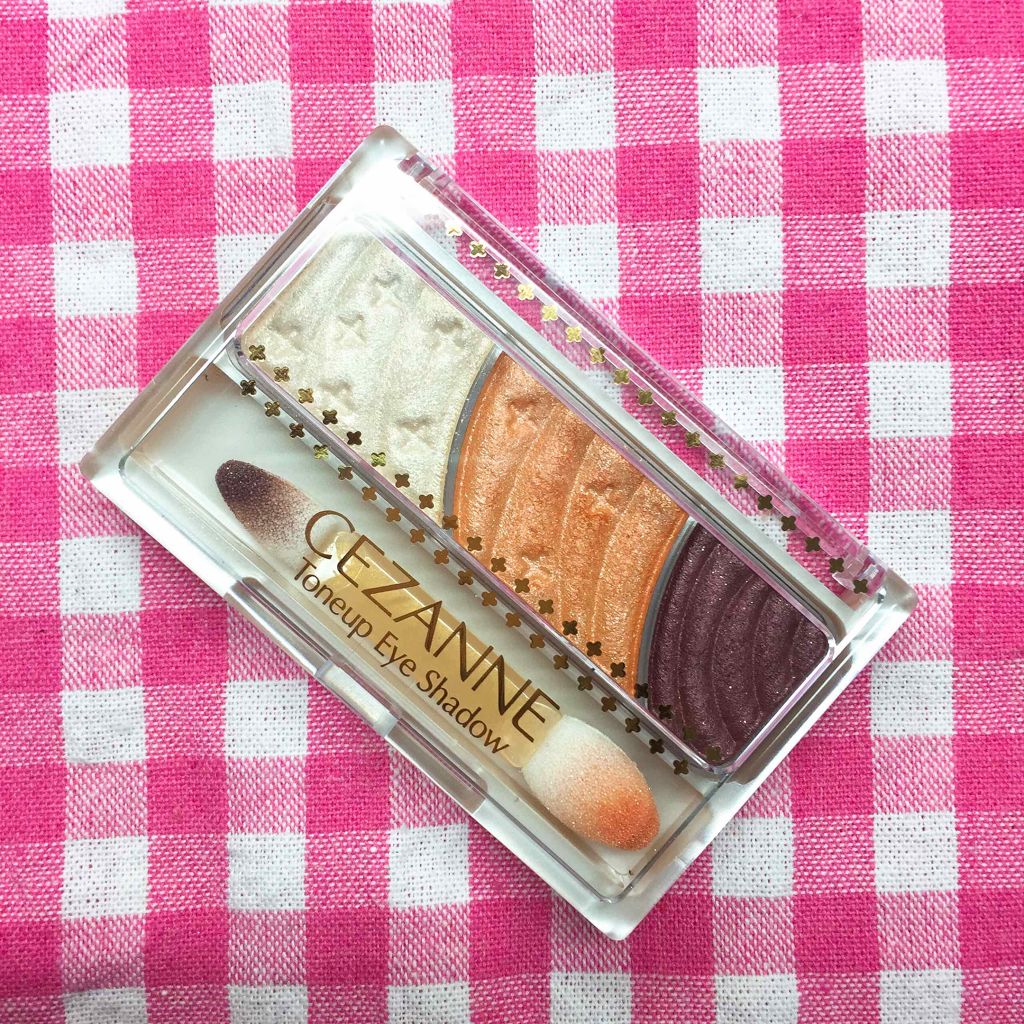 トーンアップアイシャドウ/CEZANNE/アイシャドウパレットを使ったクチコミ(1枚目)