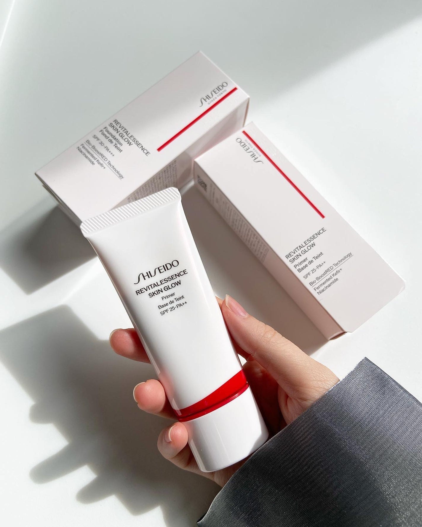 エッセンス スキングロウ ファンデーション/SHISEIDO/リキッドファンデーションを使ったクチコミ(2枚目)