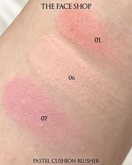 パステルクッションブラッシャー/THE FACE SHOP/パウダーチークを使ったクチコミ(8枚目)