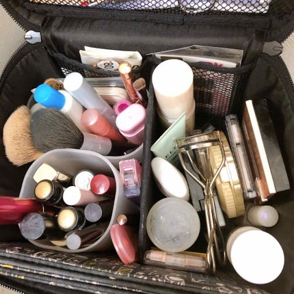 ナイロンメイクボックス・M/無印良品/化粧ポーチを使ったクチコミ(2枚目)