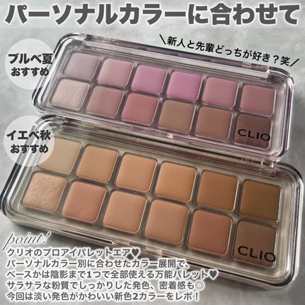 プロ アイ パレット エアー/CLIO/アイシャドウパレットを使ったクチコミ(2枚目)