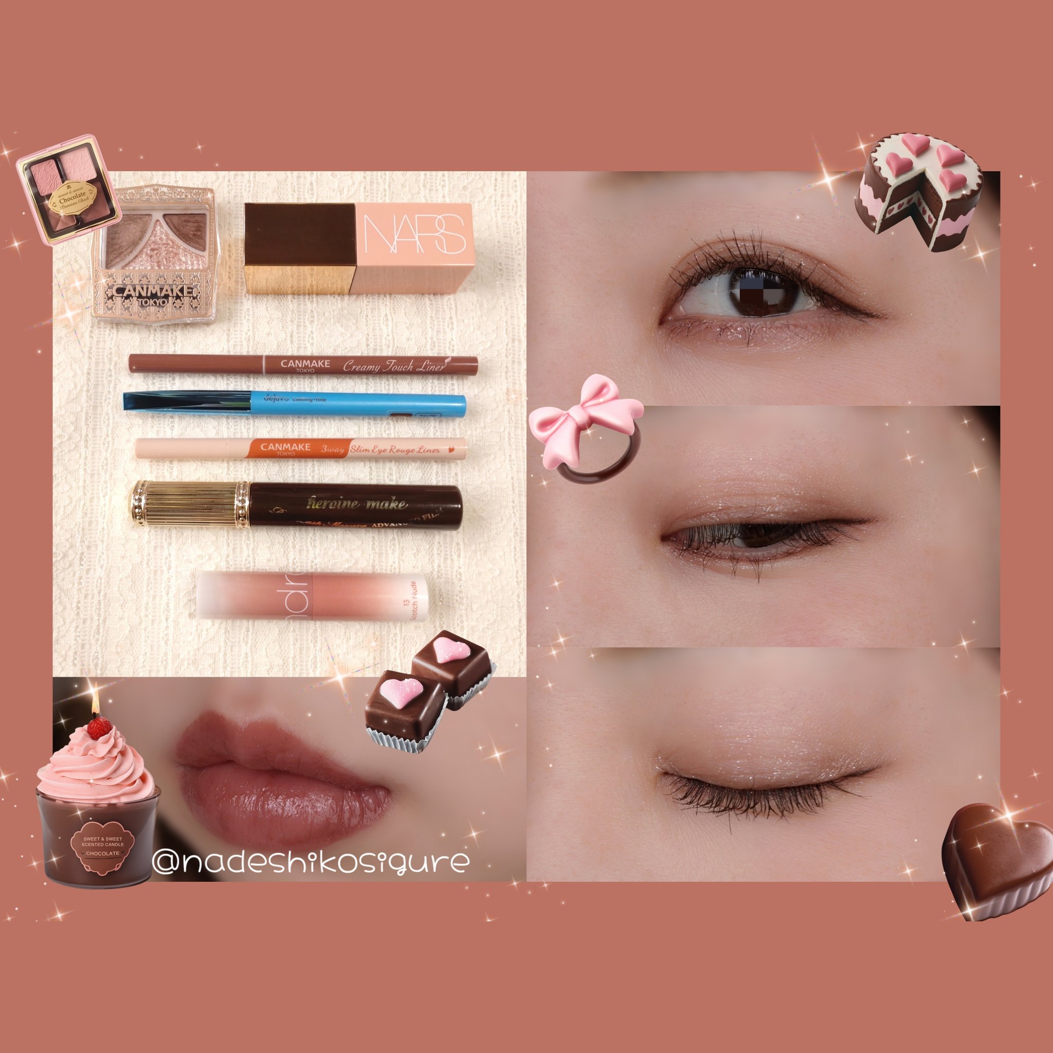 ジューシーピュアアイズ/キャンメイク/アイシャドウパレットを使ったクチコミ（2枚目）