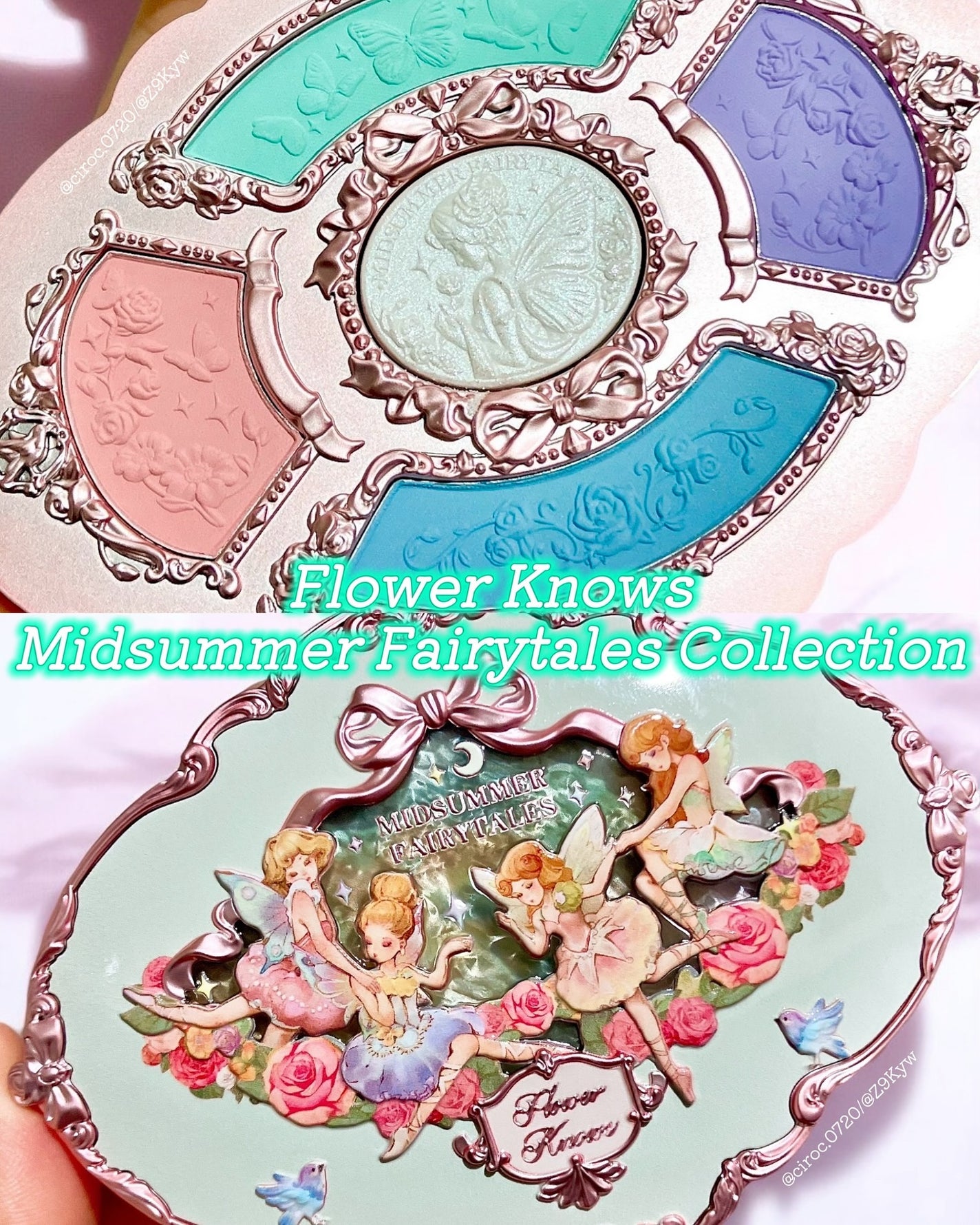 ミッドサマーフェアリーテイルズコレクション 5色アイシャドウパレット/FlowerKnows/アイシャドウパレットを使ったクチコミ(1枚目)