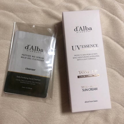 ウォータフルトーンアップサンクリーム/ダルバ/日焼け止めクリームを使ったクチコミ(1枚目)