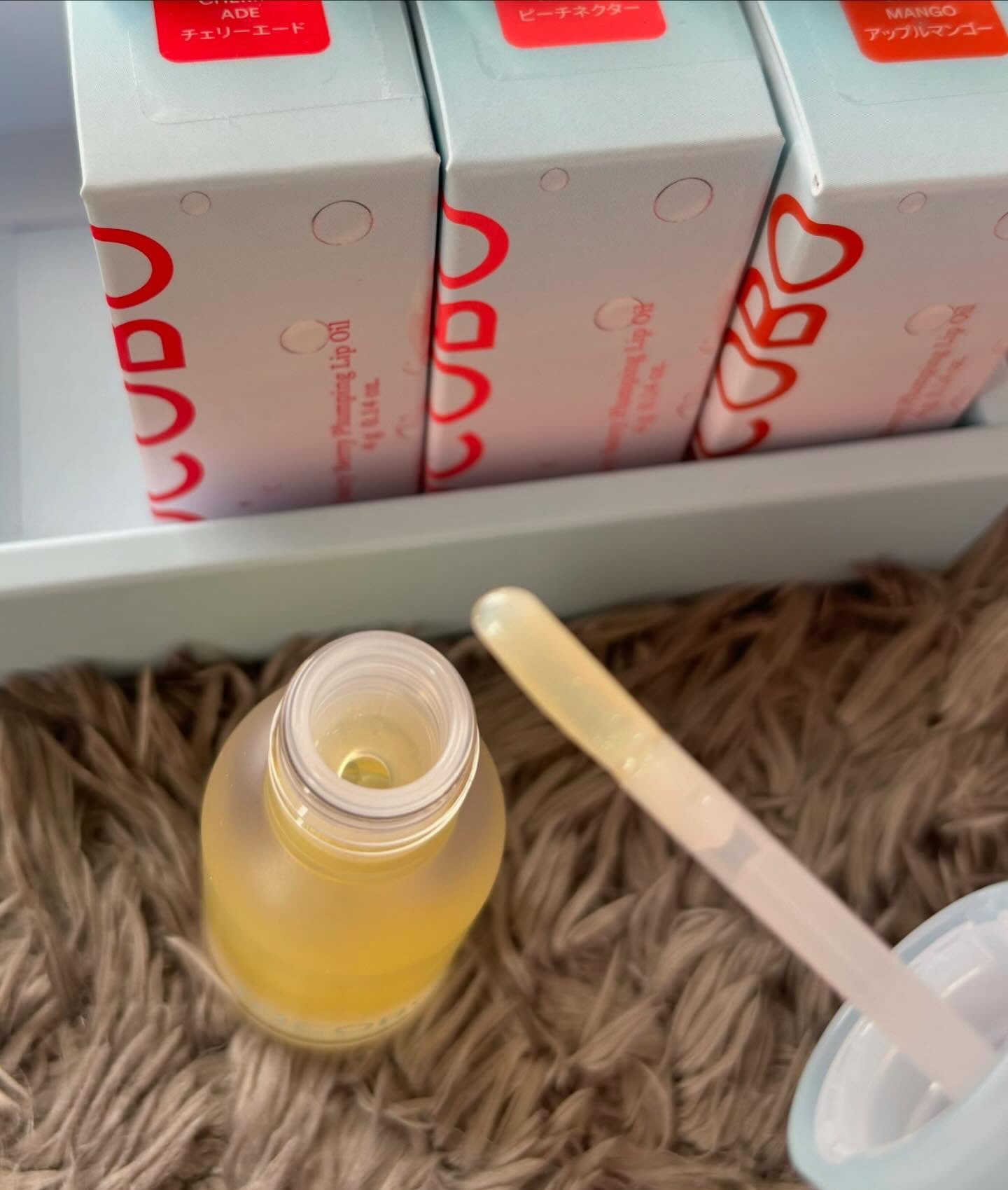 ジューシーベリープランピングリップオイル/TOCOBO/リップグロスを使ったクチコミ（3枚目）