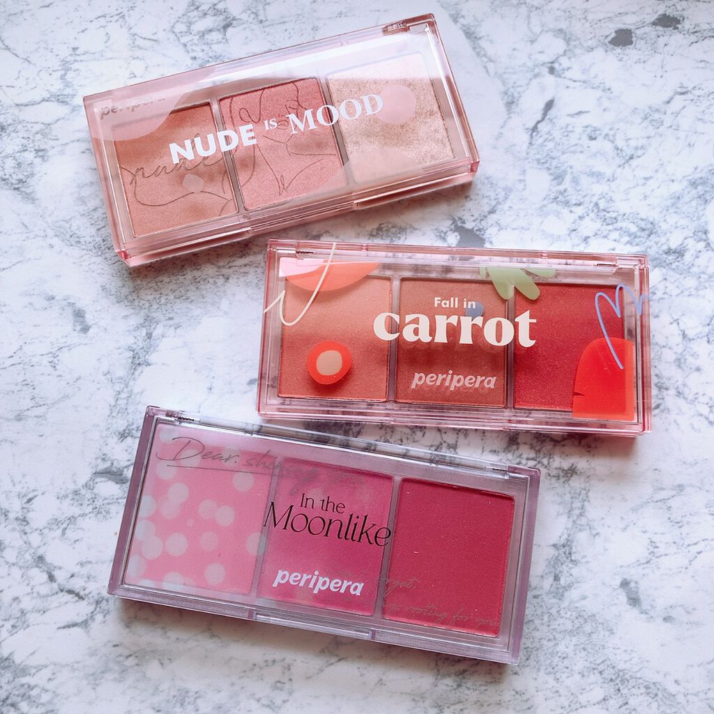 All Take Mood Cheek Palette/PERIPERA/パウダーチークを使ったクチコミ(1枚目)