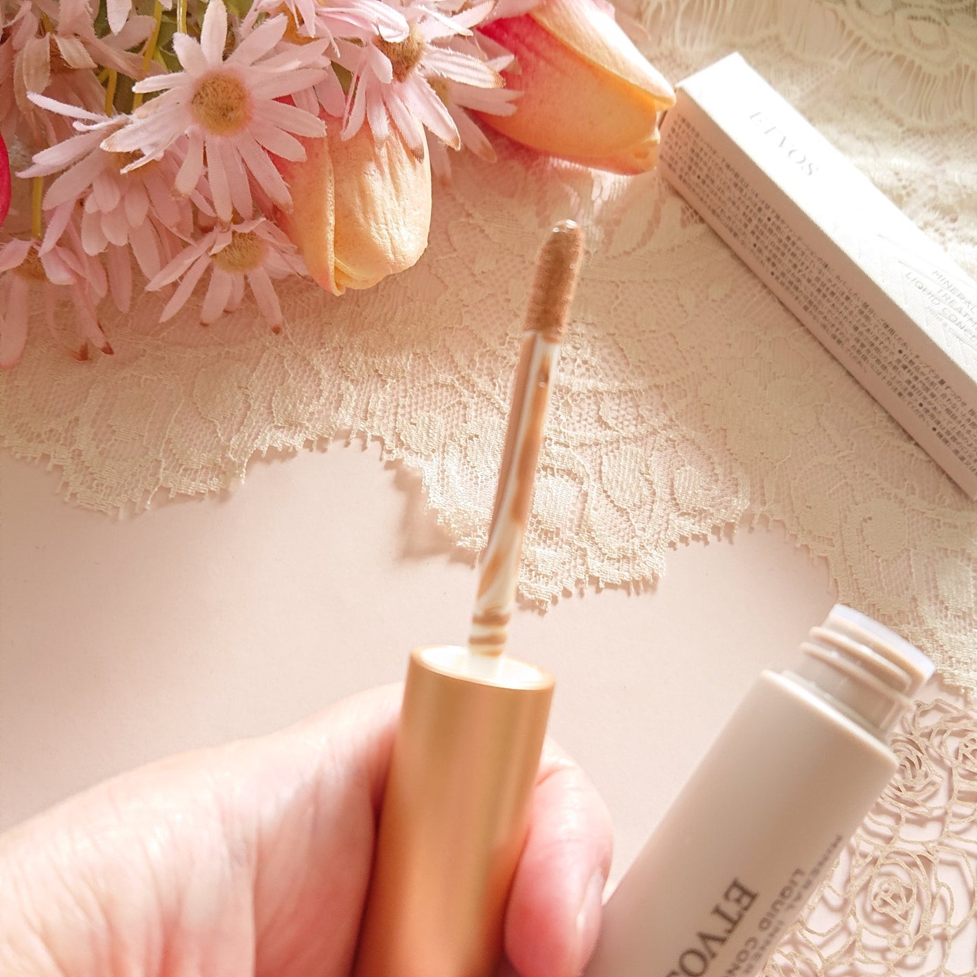 ミネラルインナートリートメントリキッドコンシーラー/エトヴォス/リキッドコンシーラーを使ったクチコミ(2枚目)