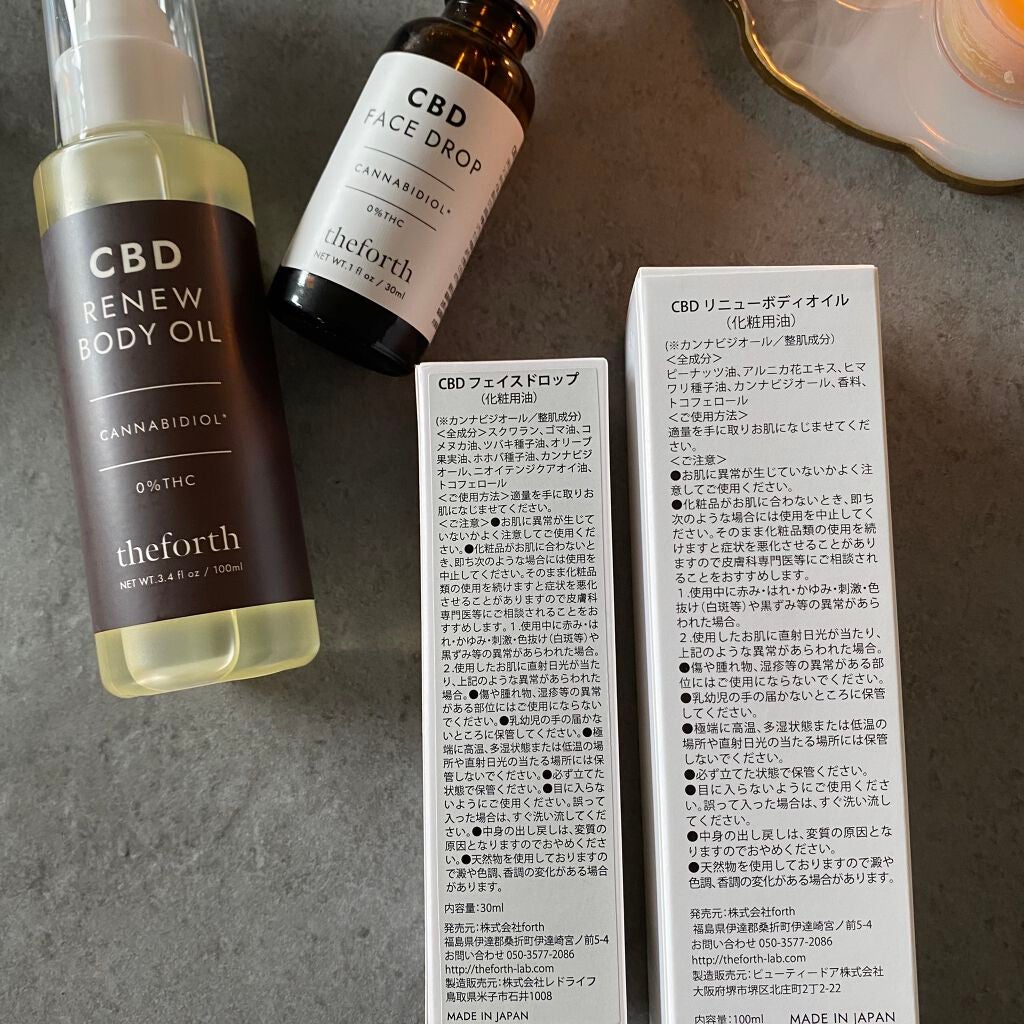 CBDレニューボディオイル/ザフォース/ボディオイルを使ったクチコミ(7枚目)
