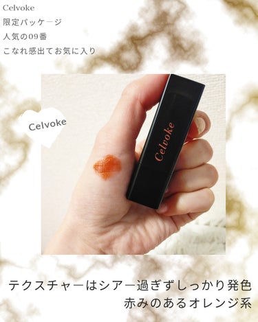 ディグニファイド リップス 09 テラコッタ（限定パッケージ）/Celvoke/口紅を使ったクチコミ（2枚目）