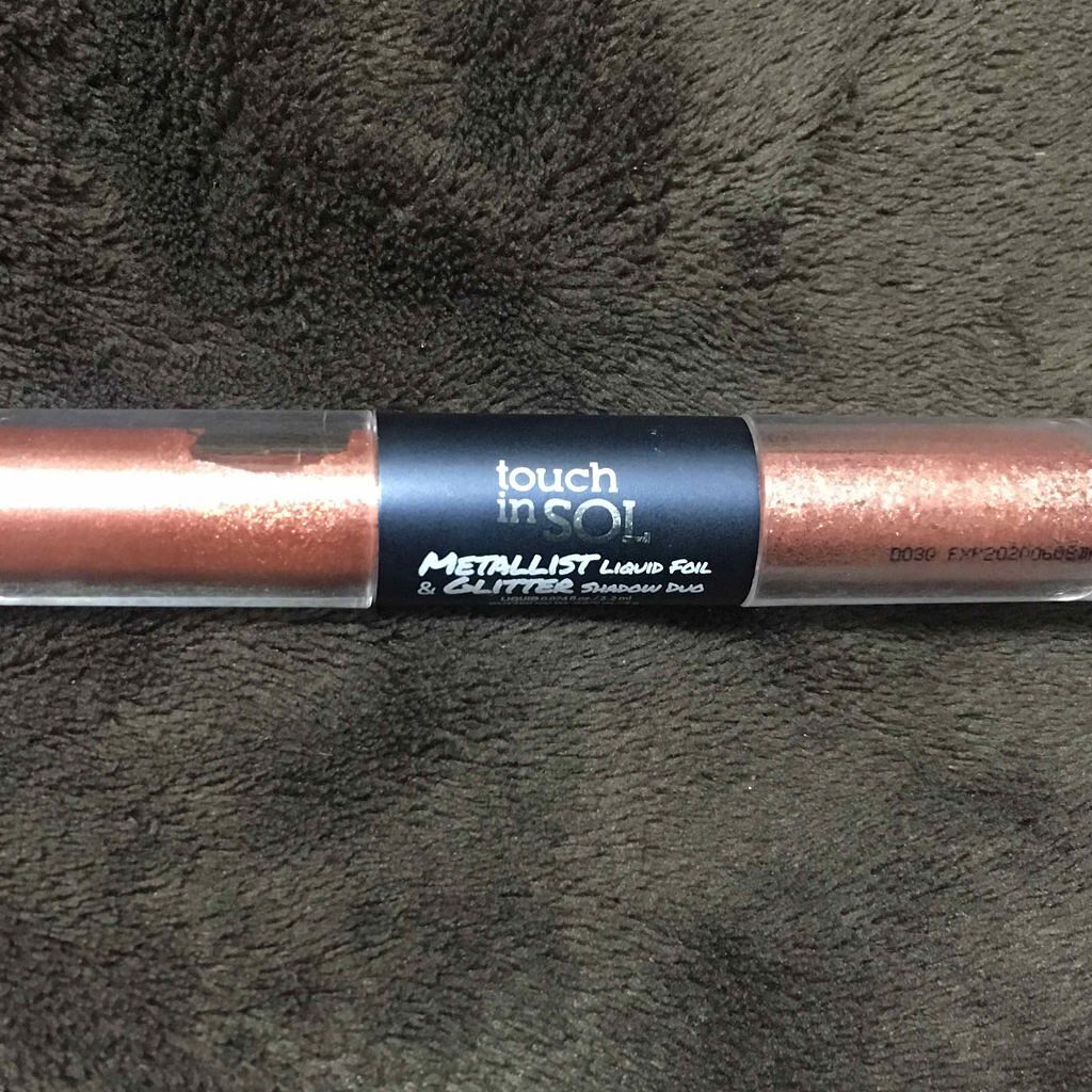 タッチインソル METALLISTグリッターシャドウデュオ/touch in SOL /グリッターを使ったクチコミ(1枚目)
