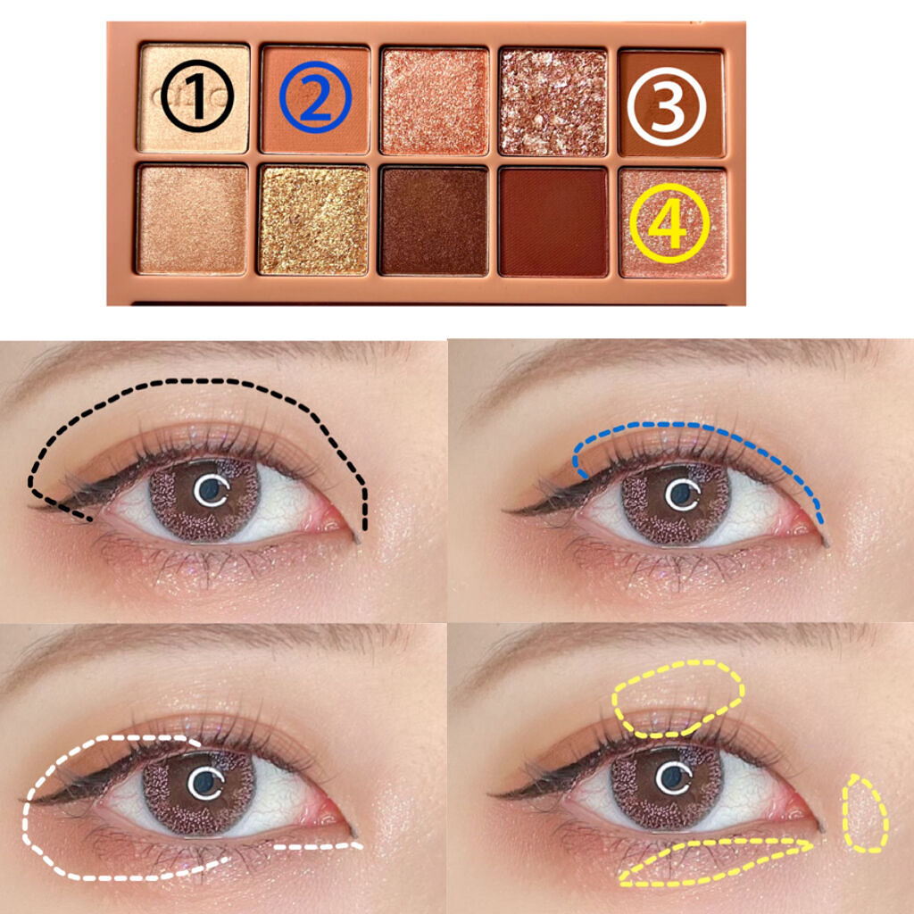 プロ アイ パレット/CLIO/アイシャドウパレットを使ったクチコミ（2枚目）