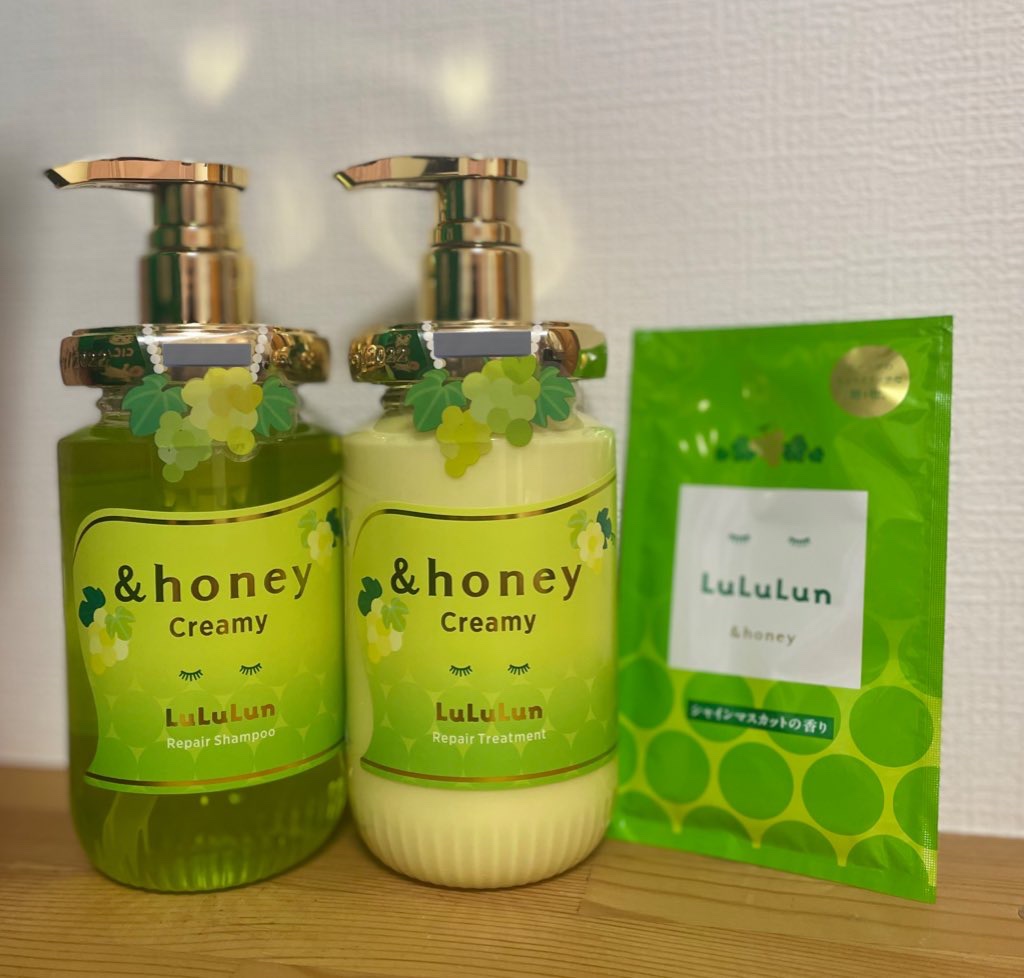 アンドハニー クリーミー ルルルン リペア ペアセット/&honey/シャンプー・コンディショナーを使ったクチコミ（2枚目）