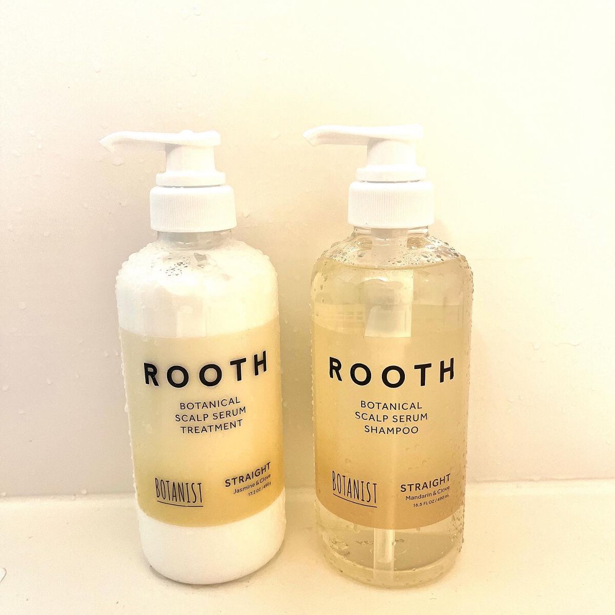 ルース ボタニカルスカルプセラム シャンプー・トリートメント（ストレート）/BOTANIST/市販シャンプーを使ったクチコミ（1枚目）