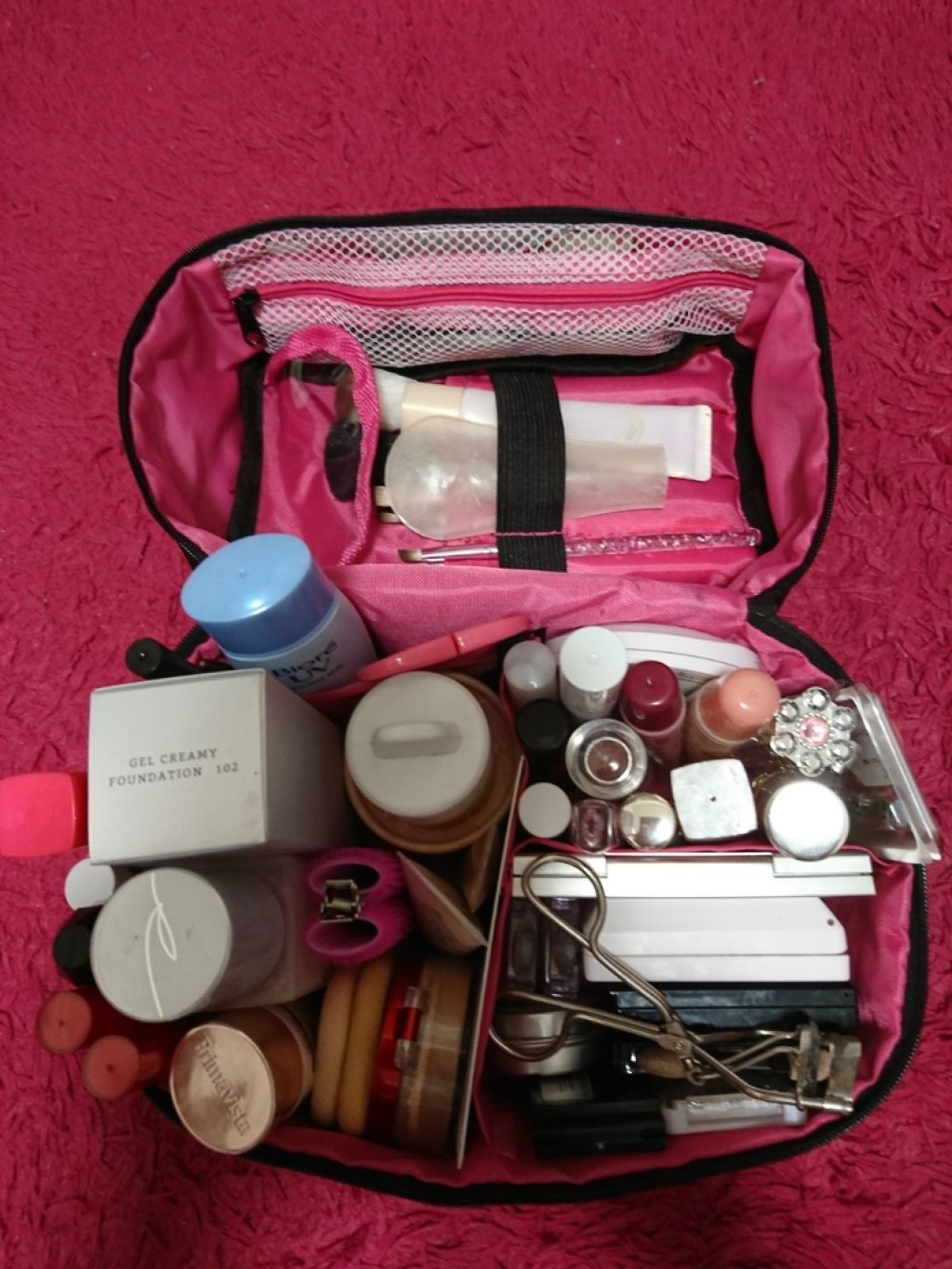 NMB48吉田朱里プロデュースオールインワンBIGメイクポーチ/主婦の友社/雑誌を使ったクチコミ（3枚目）