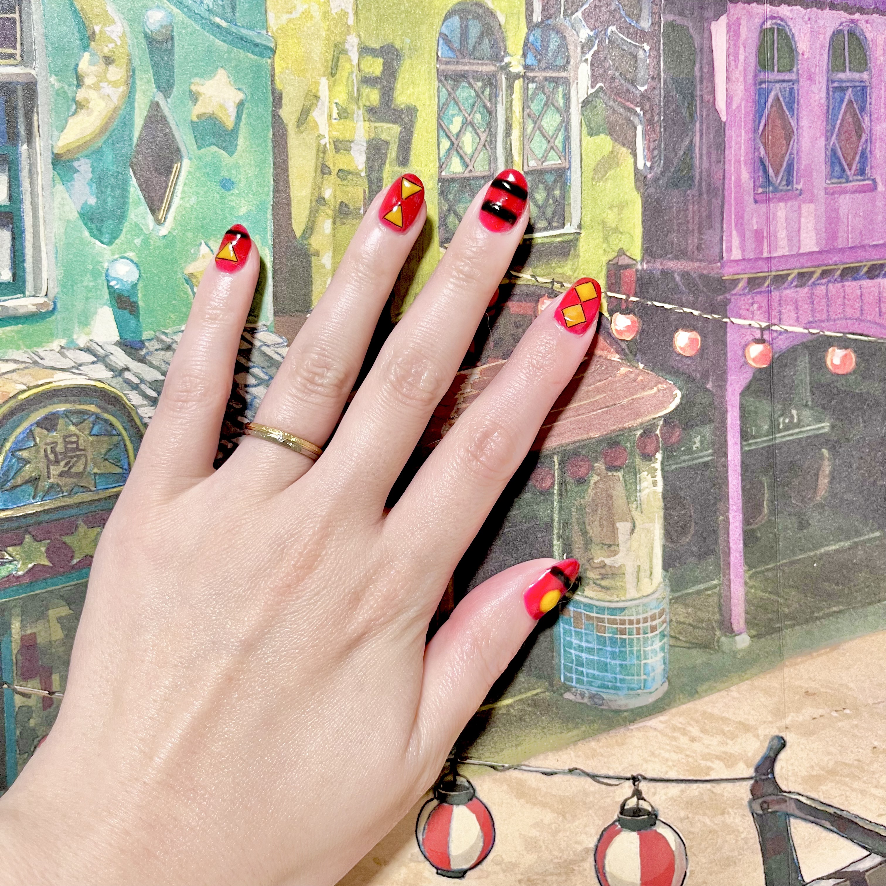 ジェルネイル（ライト対応）/セリア/ジェルネイルを使ったクチコミ（1枚目）