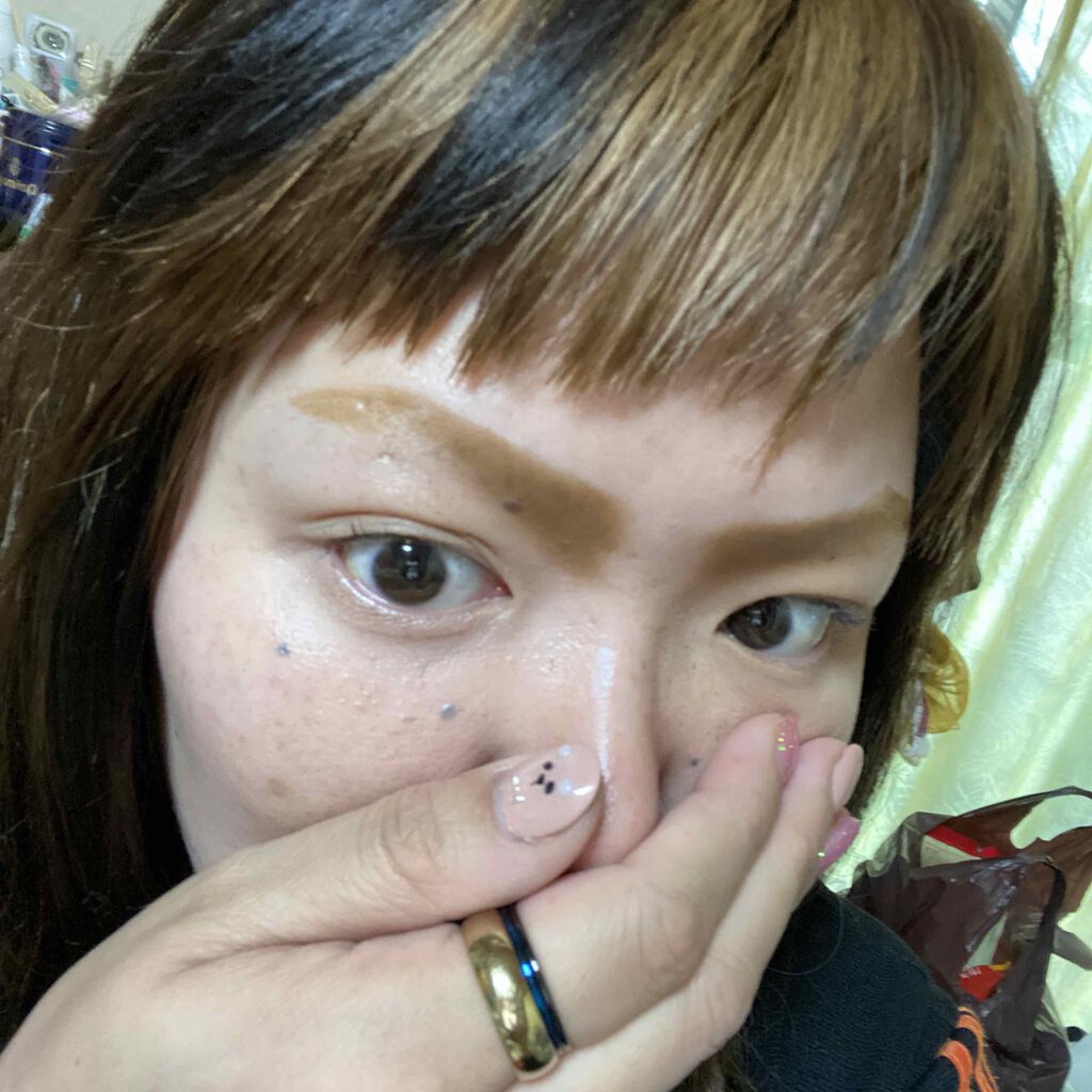 アイブロウティントカラージェル/プチール/眉ティントを使ったクチコミ（3枚目）