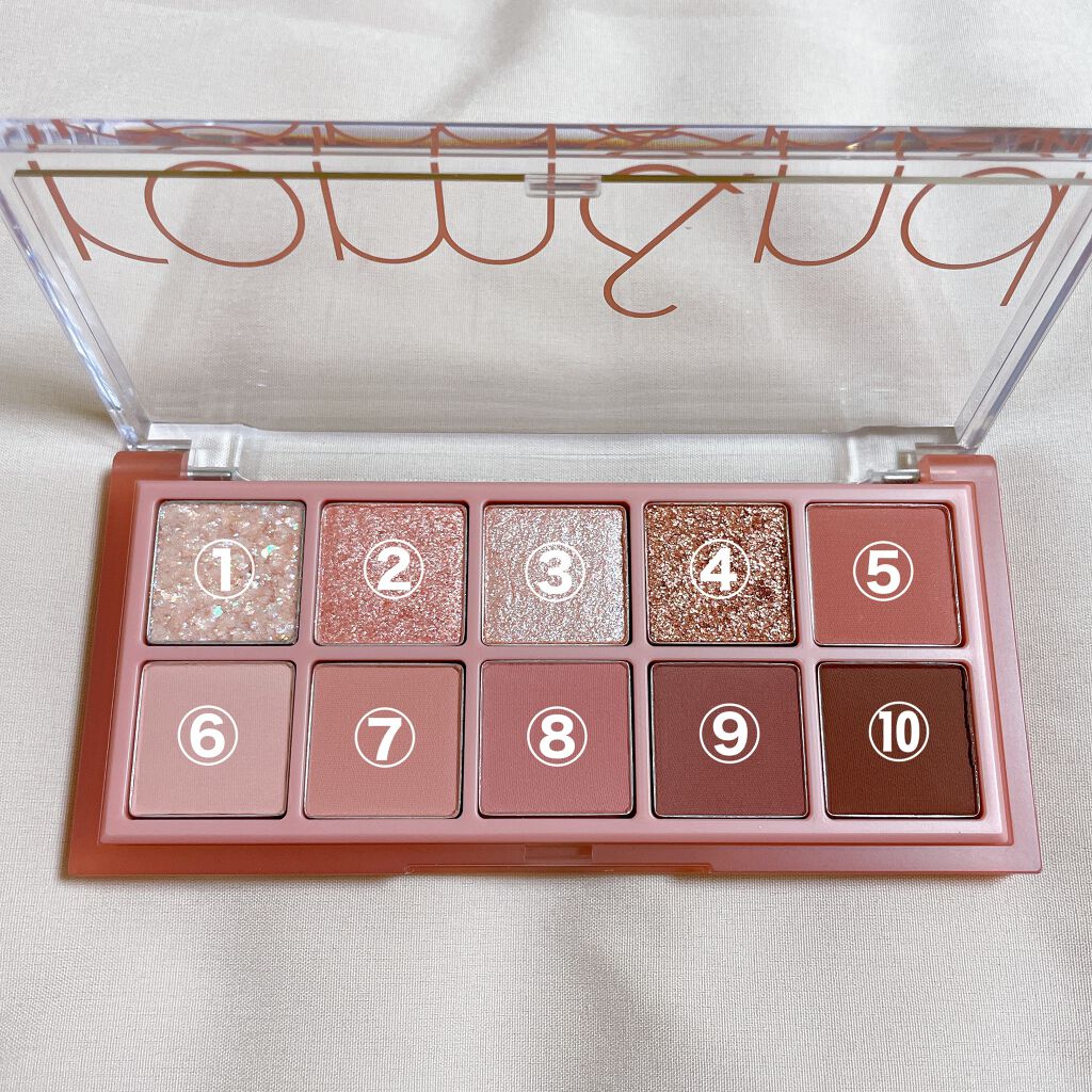 ベターザンパレット/rom&nd/アイシャドウパレットを使ったクチコミ(4枚目)