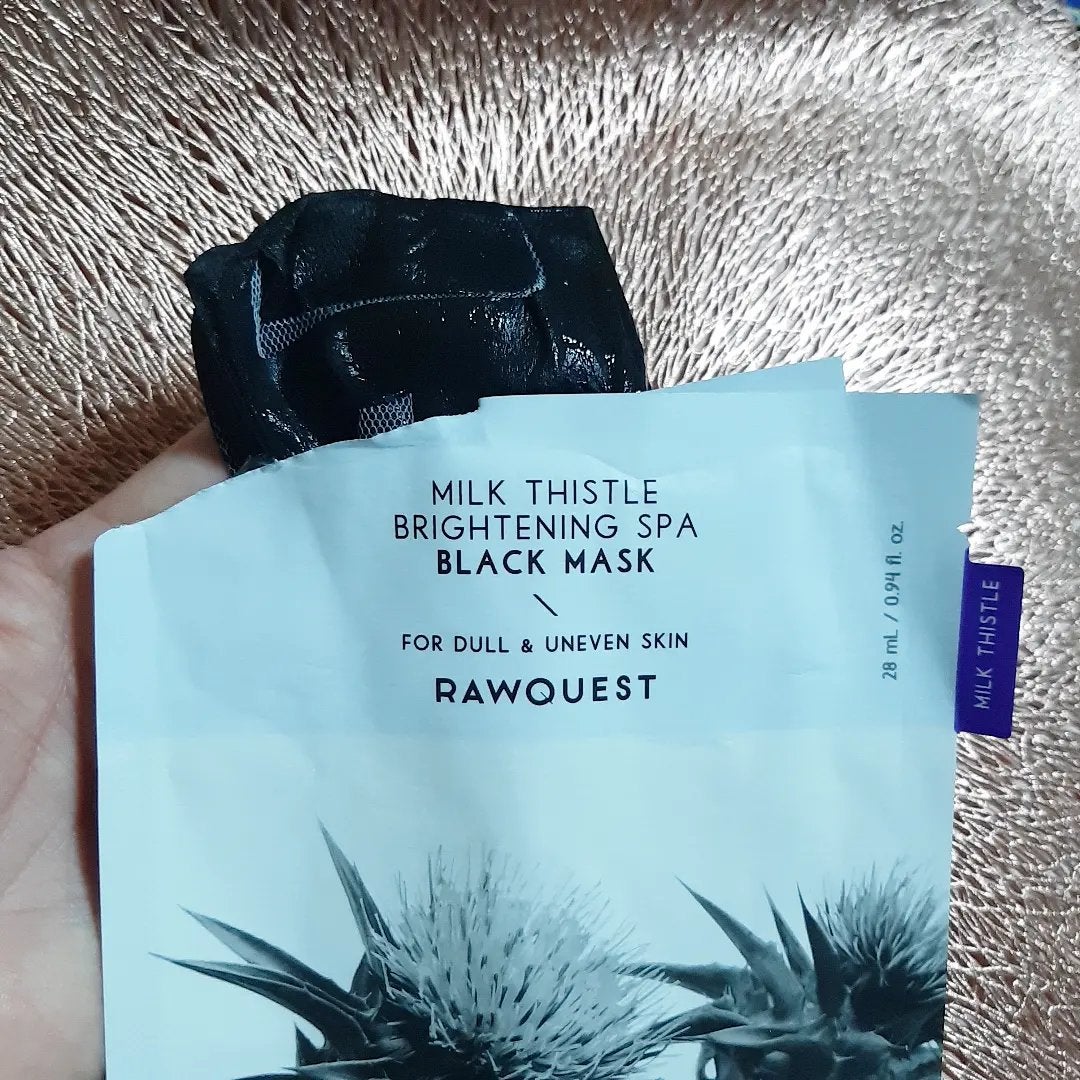 ミルクシスルブライトニングスパブラックマスク/RAWQUEST/シートマスク・パックを使ったクチコミ(1枚目)