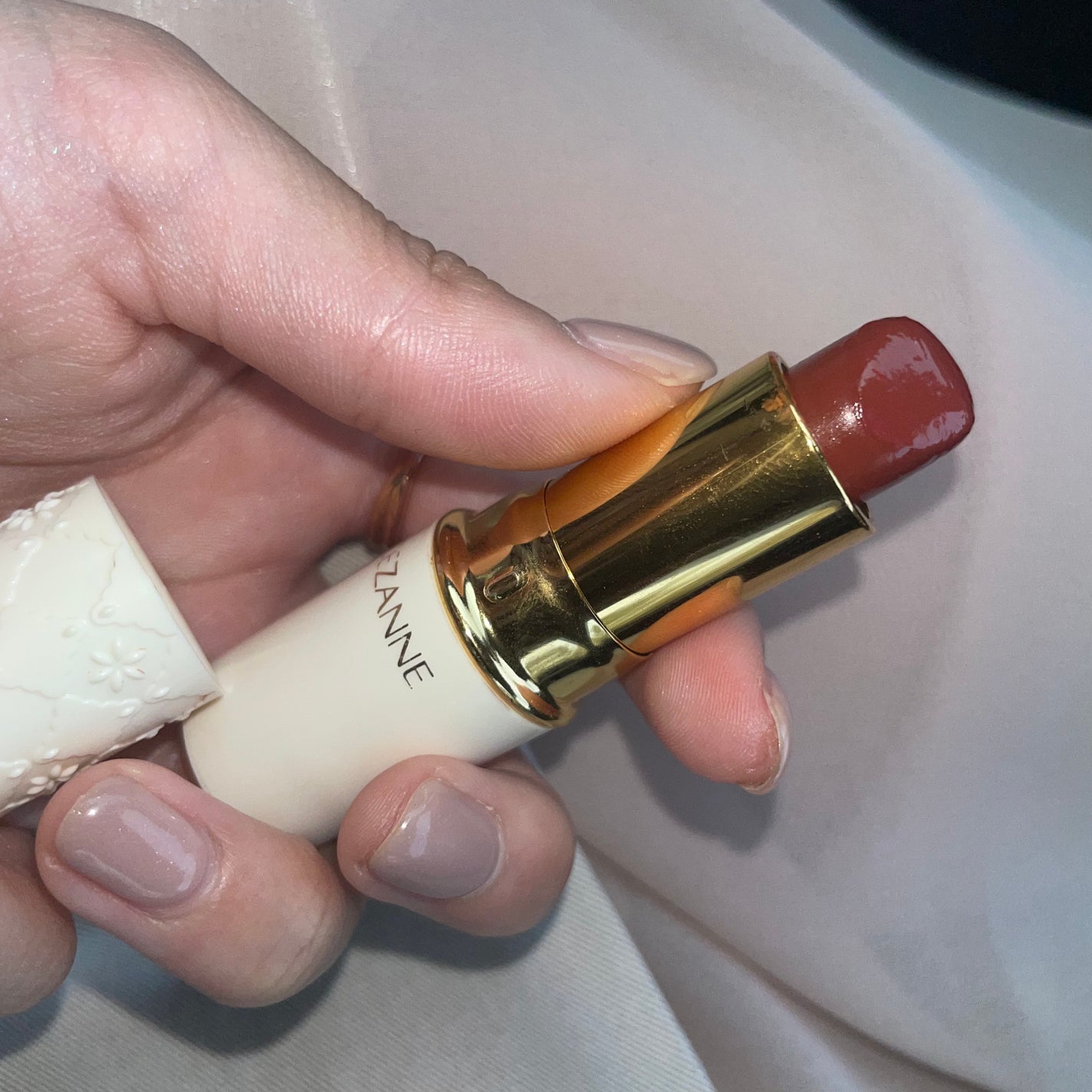 ラスティング リップカラーN/CEZANNE/口紅を使ったクチコミ(2枚目)