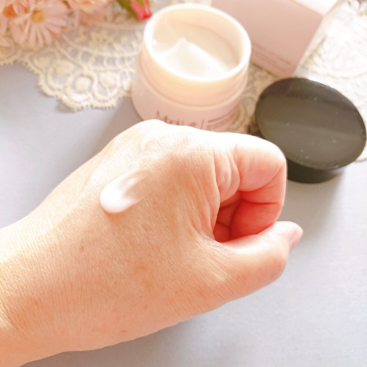 メディリフト ニードルリフトクリーム/YA-MAN TOKYO JAPAN/フェイスクリームを使ったクチコミ(5枚目)