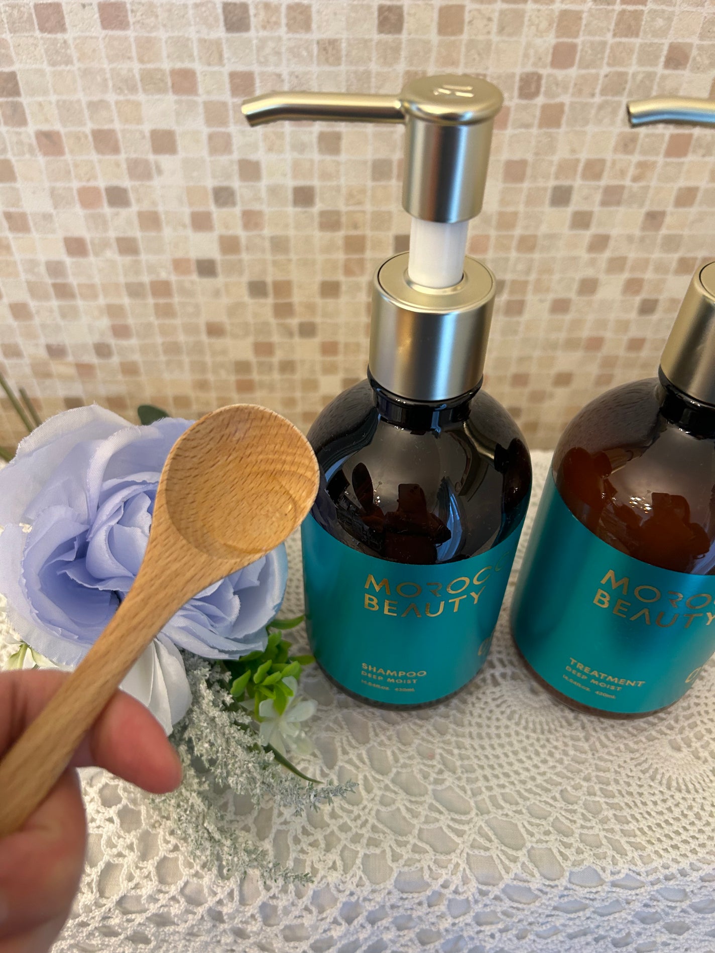 ディープモイスト シャンプー/ ヘアトリートメント/モロッカンビューティ/市販シャンプーを使ったクチコミ(2枚目)