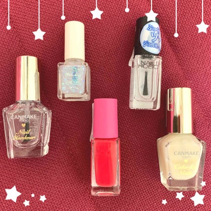 カラフルネイルズ ネイルハードナー/キャンメイク/ネイルトップコートを使ったクチコミ(2枚目)