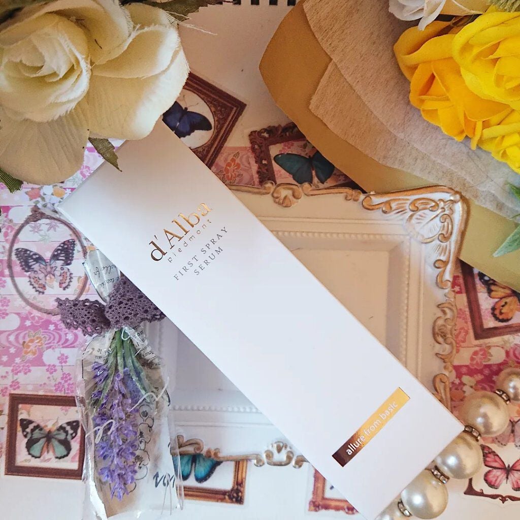 ダルバ ホワイトトリュフファーストスプレーセラム/ダルバ/ミスト状化粧水を使ったクチコミ(2枚目)