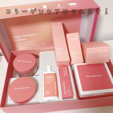 One-day's you ヘルプミー! リアルコラーゲンパッドのクチコミ「One-day's you💓
medicube💓


もっちもち肌がたまらんです☺️
保湿効果.....」（1枚目）