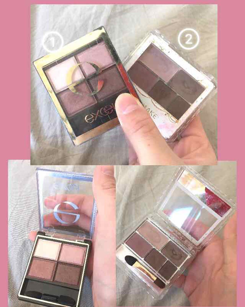 スキニーリッチシャドウ/excel/アイシャドウパレットを使ったクチコミ(4枚目)