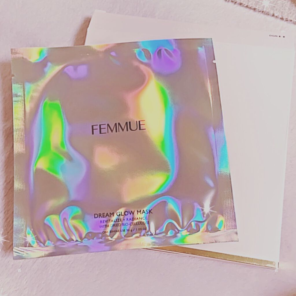 ドリームグロウマスク RR(透明感・キメ)/FEMMUE/シートマスク・パックを使ったクチコミ(1枚目)
