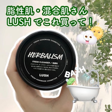 ラッシュ ハーバリズムのクチコミ「【脂性肌・混合肌さんにオススメ！LUSHのすっぱい洗顔料🥹💦】


🌿 ラッシュ 🍃

ハーバ.....」（1枚目）