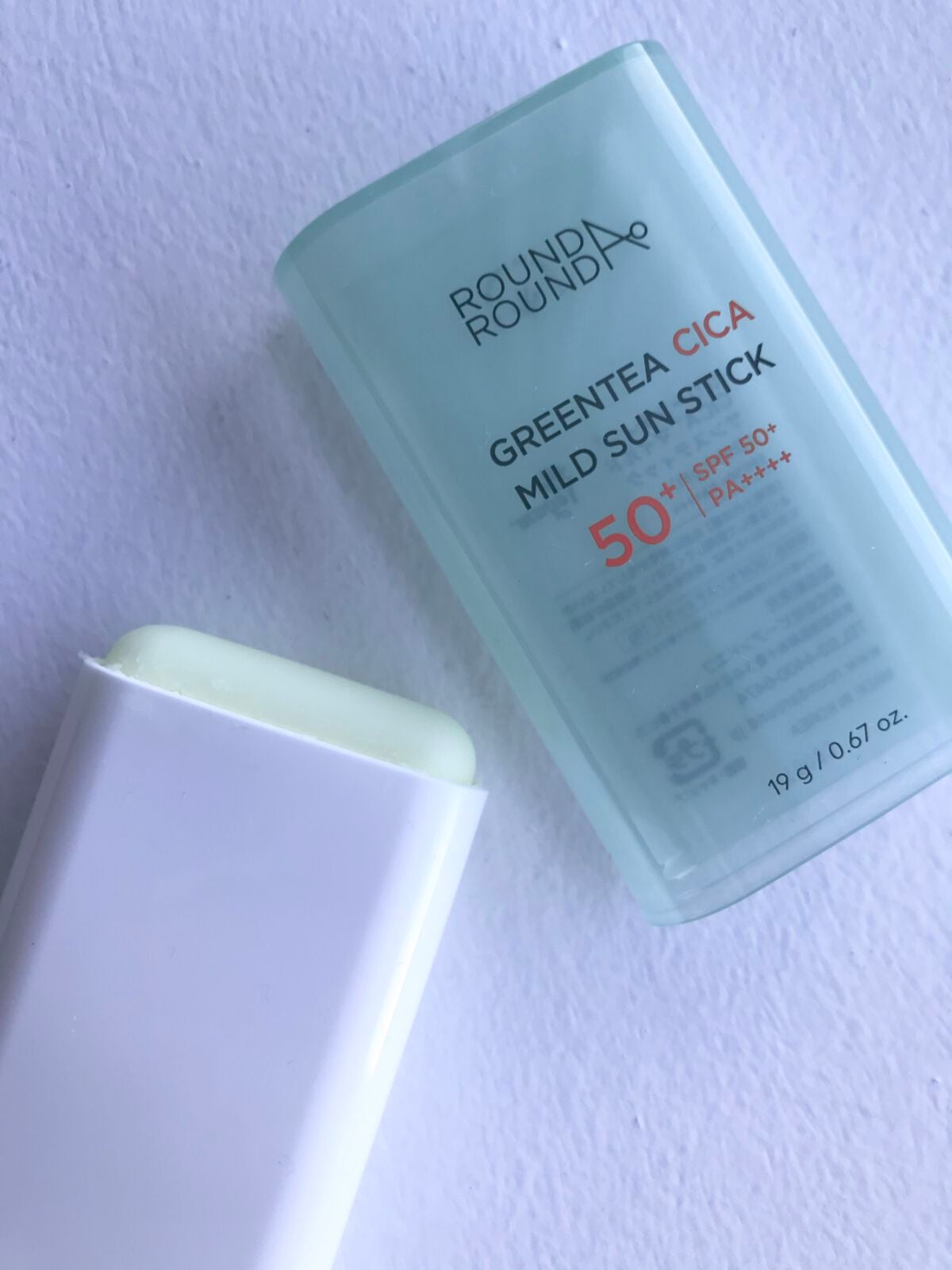 グリーンティー CICA マイルド サンスティック/ラウンドアラウンド/日焼け止めスティックを使ったクチコミ(2枚目)