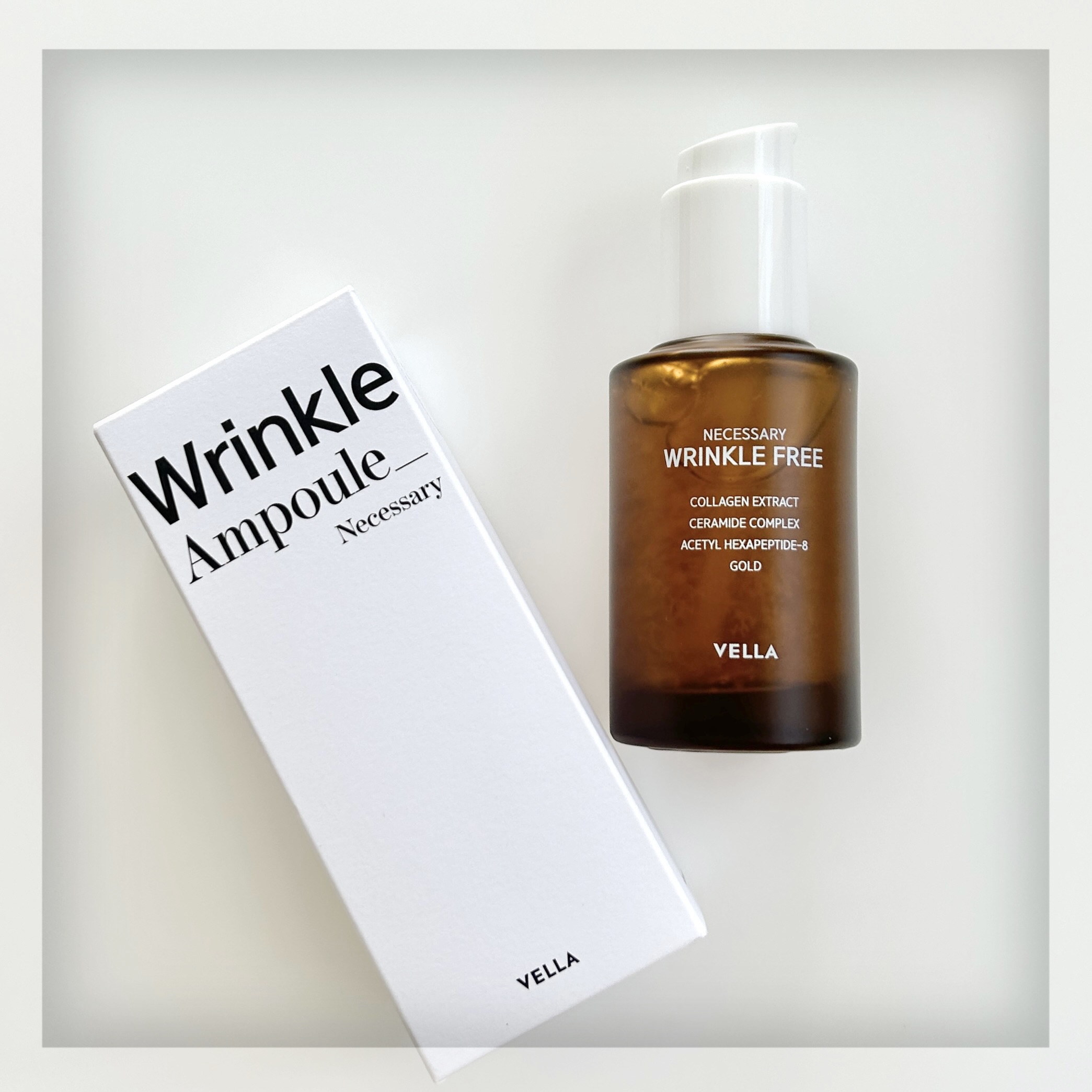 ネセサリー リンクルフリー アンプル/VELLA/美容液を使ったクチコミ（1枚目）