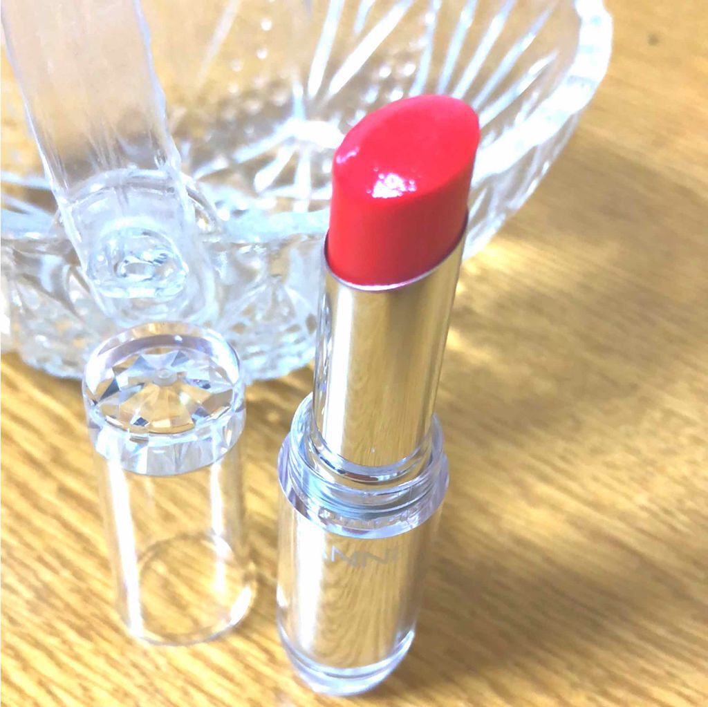 ラスティンググロスリップ/CEZANNE/口紅を使ったクチコミ（2枚目）