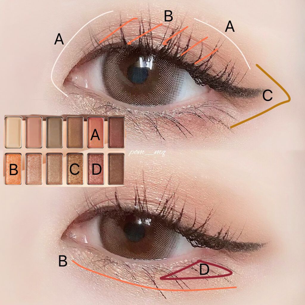 バレンタインボックス/VAVI MELLO/アイシャドウパレットを使ったクチコミ(2枚目)