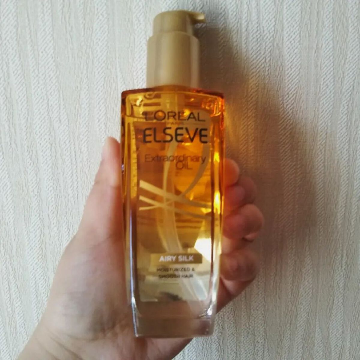 ロレアル パリ エクストラオーディナリー オイル エアリー シルク/ロレアル パリ/ヘアオイルを使ったクチコミ（3枚目）
