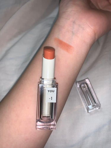 38℃/99℉ LIPSTICK  ＜YOU＞ -1　CORAL-BEIGE/UZU BY FLOWFUSHI/口紅を使ったクチコミ（3枚目）