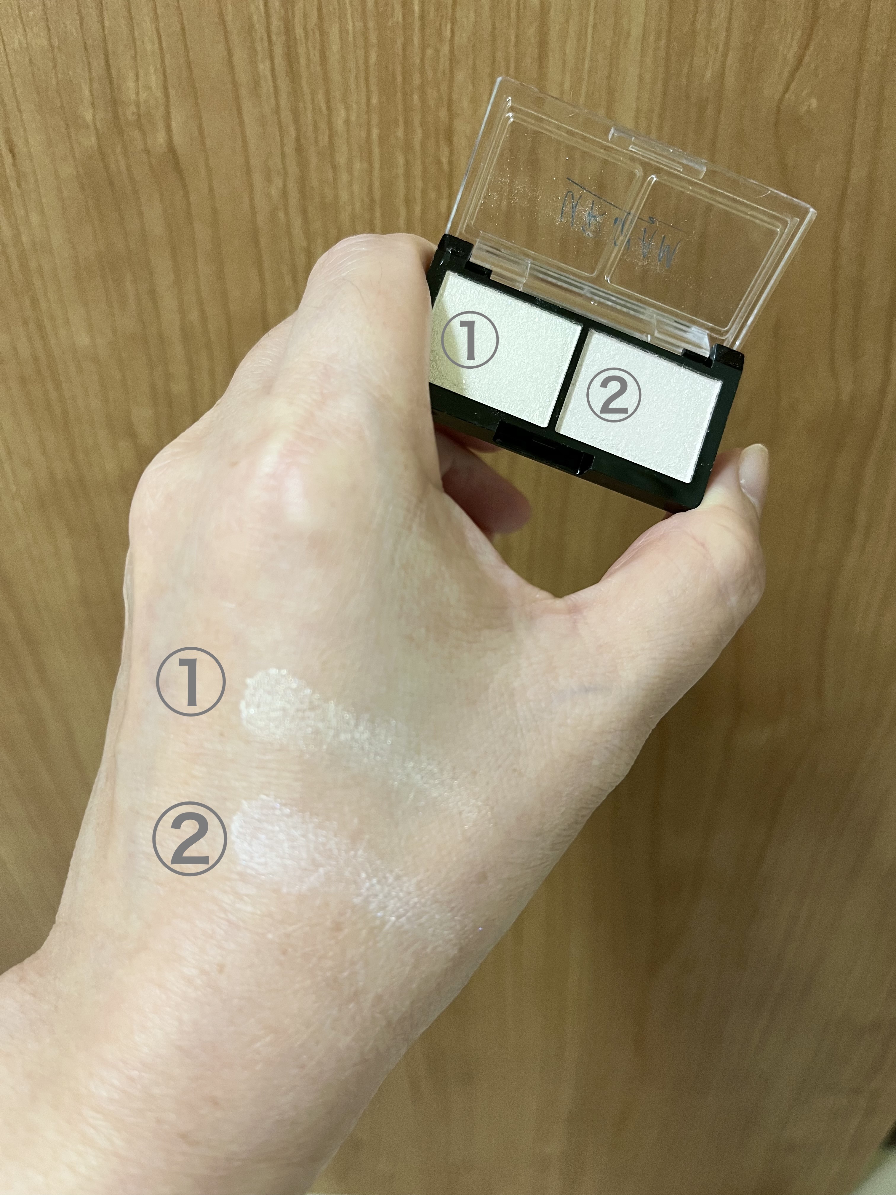 シルキーアイシャドウ/U R GLAM/アイシャドウパレットを使ったクチコミ（2枚目）