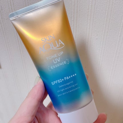 スキンアクア トーンアップUVエッセンス/スキンアクア/日焼け止めクリームを使ったクチコミ(2枚目)