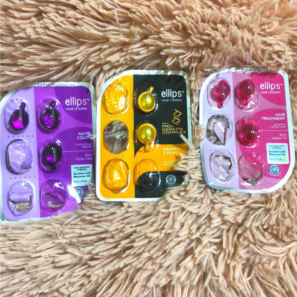 ヘアーオイル【トリートメント】/ellips/ヘアオイルを使ったクチコミ（1枚目）