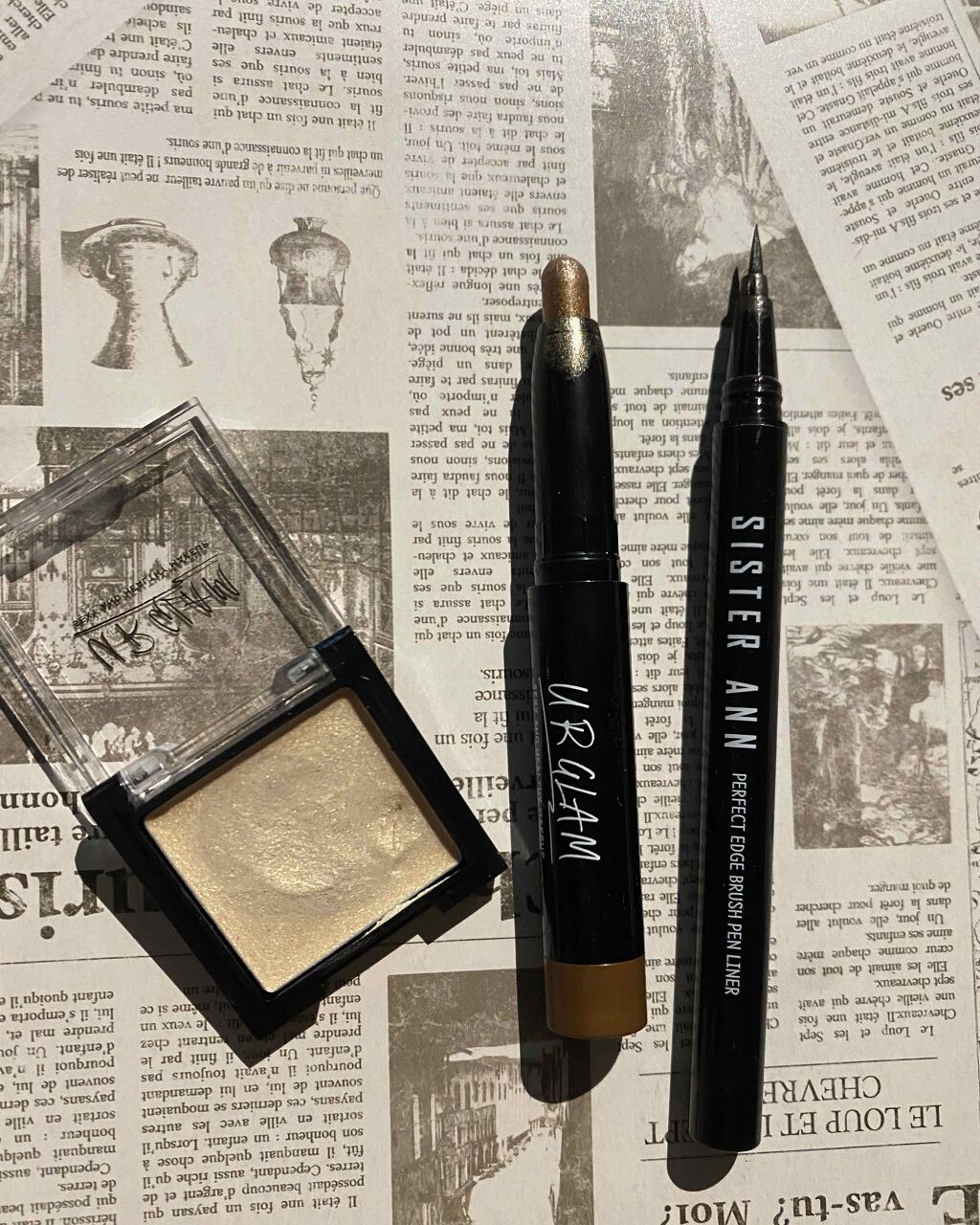 UR GLAM　POWDER EYESHADOW/U R GLAM/単色アイシャドウを使ったクチコミ（2枚目）