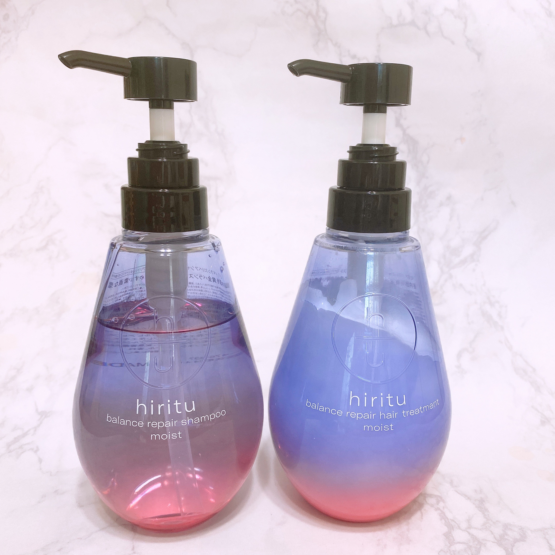 バランスリペア シャンプー/ヘアトリートメント モイスト シャンプー本体 410ml/hiritu/市販シャンプーを使ったクチコミ（1枚目）