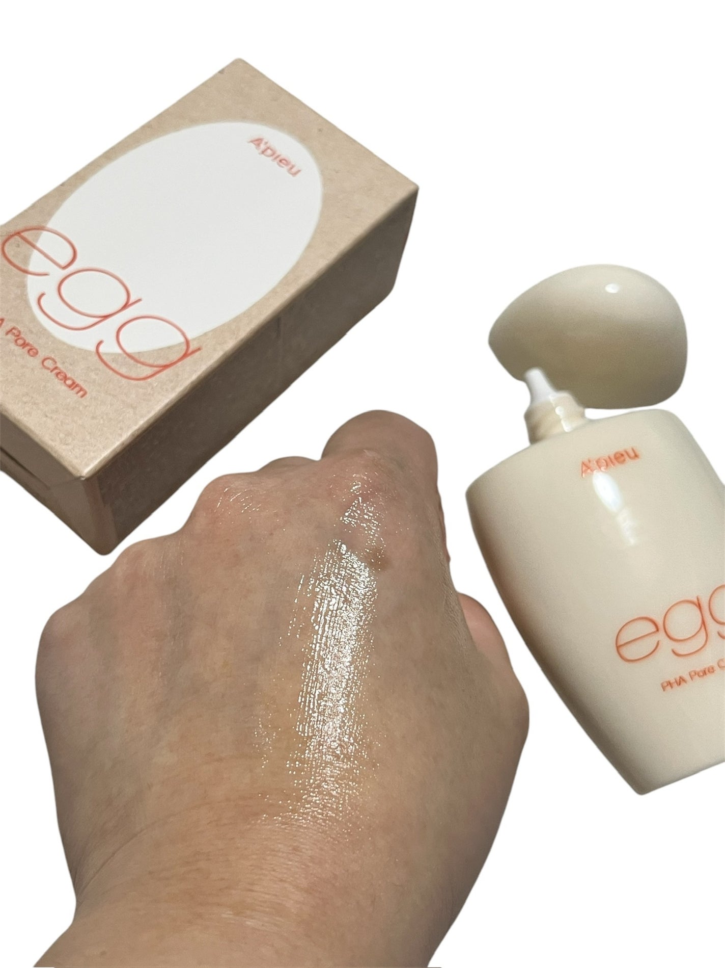 毛穴レスむき卵肌クリーム/A’pieu/フェイスクリームを使ったクチコミ(3枚目)