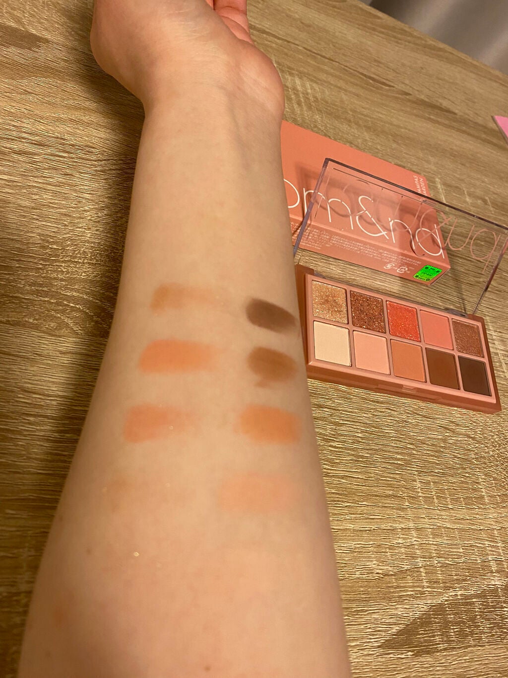 ベターザンパレット/rom&nd/アイシャドウパレットを使ったクチコミ(2枚目)