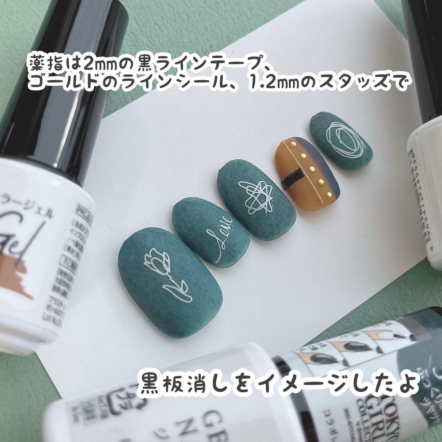 ネイルシール/セリア/ネイルシールを使ったクチコミ(4枚目)