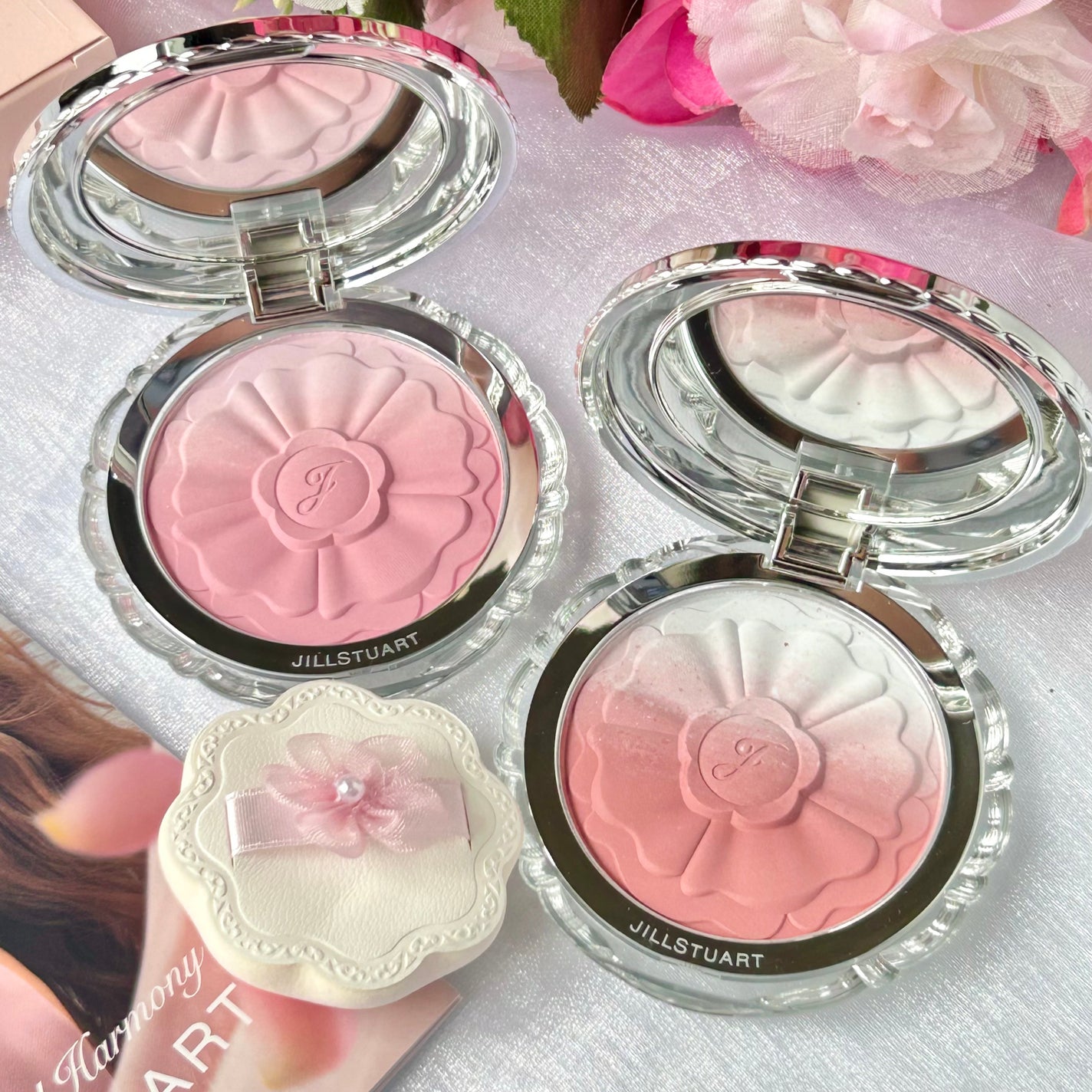 ジルスチュアート パステルペタル ブラッシュ/JILL STUART/パウダーチークを使ったクチコミ(3枚目)