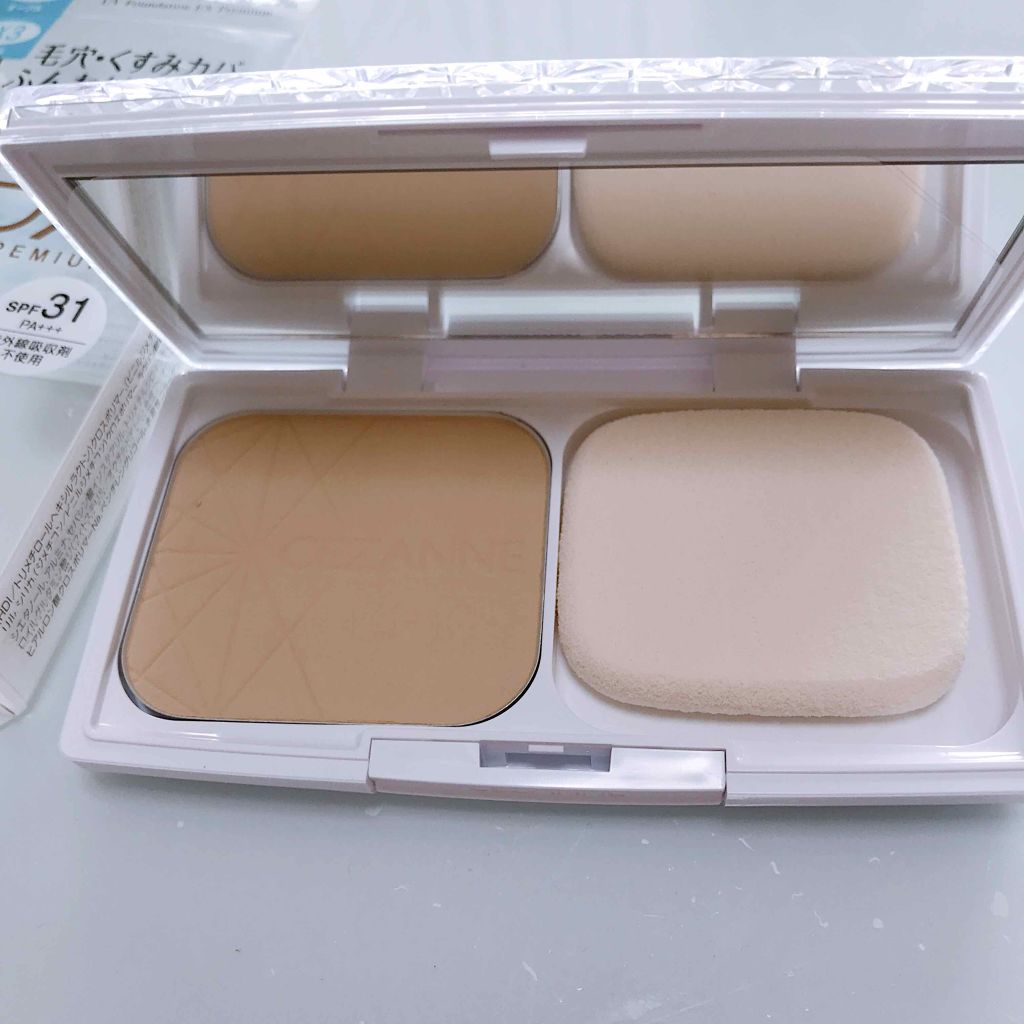 UVファンデーション EXプレミアム/CEZANNE/パウダーファンデーションを使ったクチコミ(2枚目)