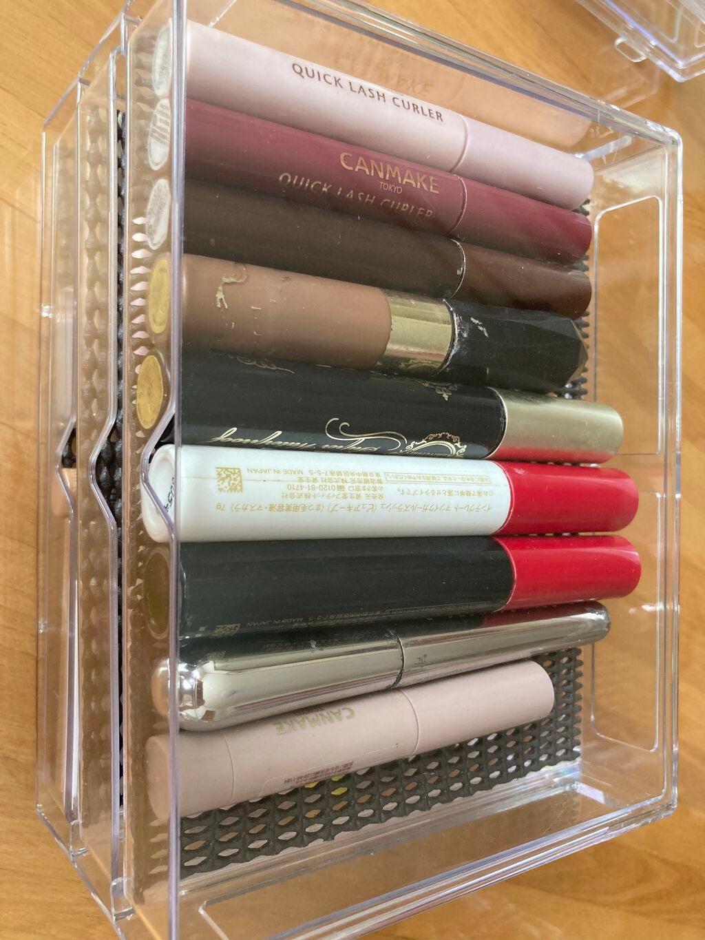 3段式クリアーケース/DAISO/その他化粧小物を使ったクチコミ(4枚目)