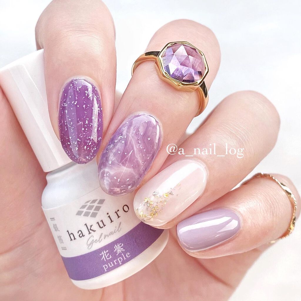 hakuiro/今井金箔/ジェルネイルを使ったクチコミ（1枚目）