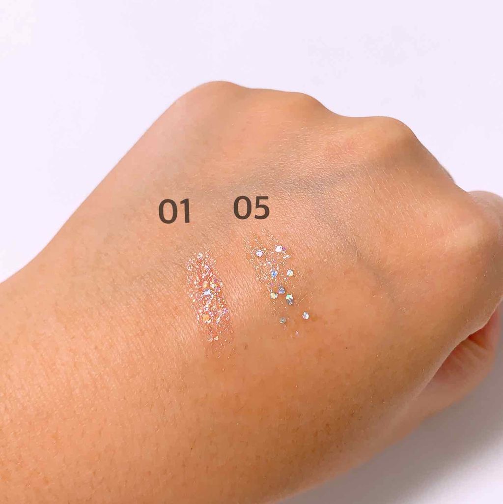 アイスパングルグリッター/HOLIKA HOLIKA/グリッターを使ったクチコミ(3枚目)